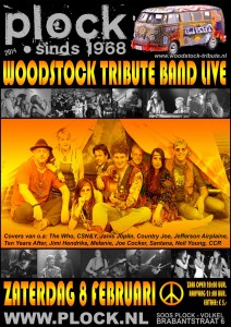 Woodstock tributeband 08-02-2014 Flyer