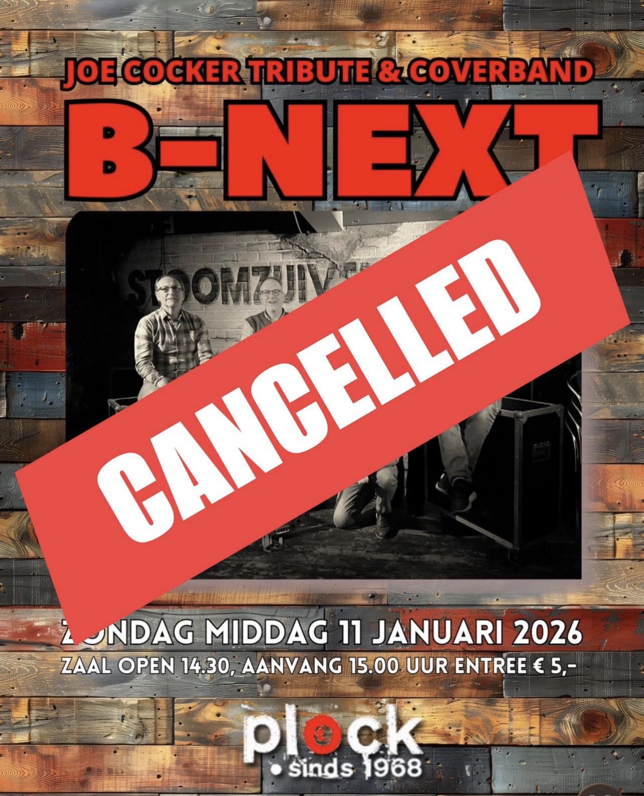 COVERBAND B-NEXT CANCELLED!